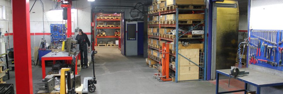 Verkstad för verktyg och underhåll